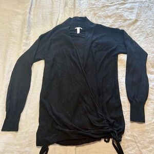 Leith (Nordstrom) Black Knit Cardigan